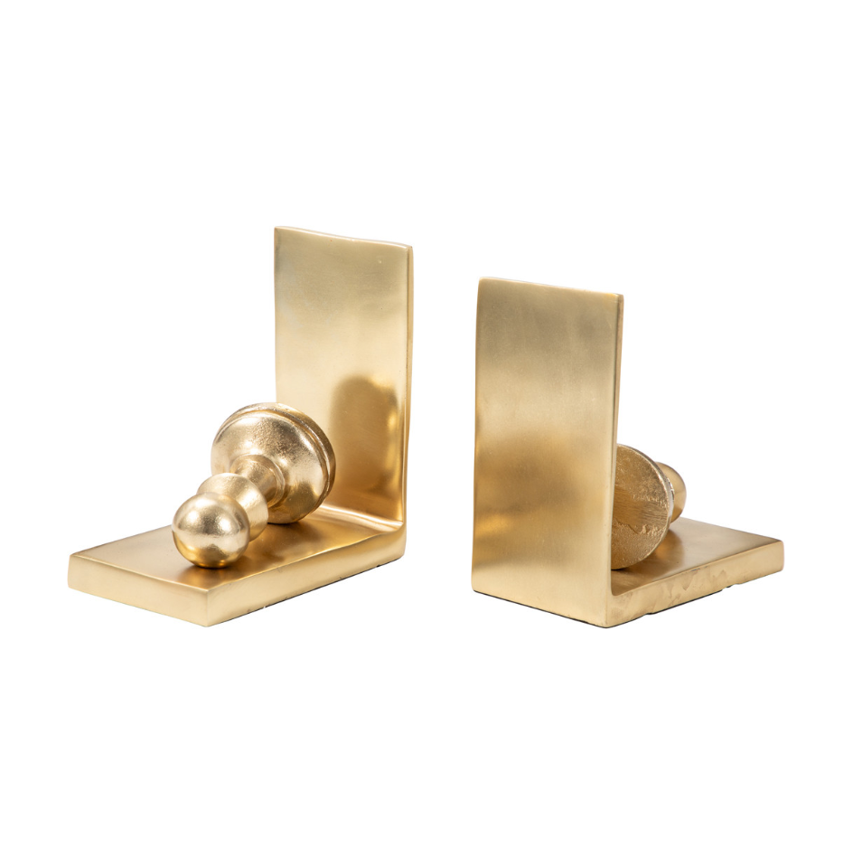 S/2 11" JULIAN CHESS BOOKENDS