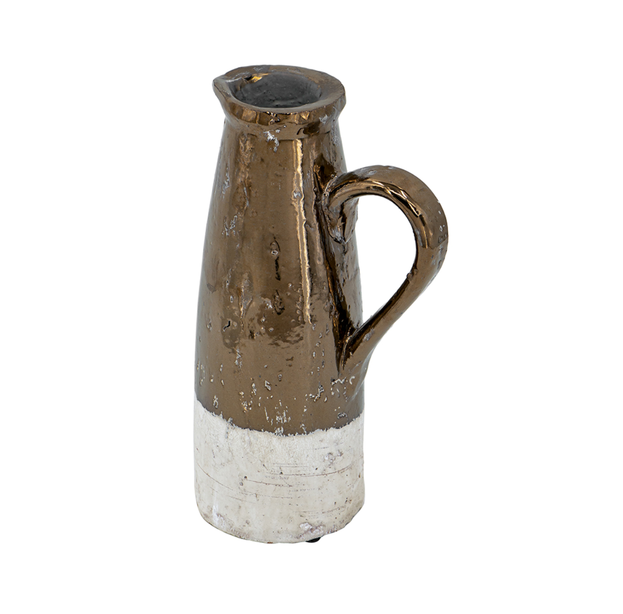 Candia Terracotta Pitcher, Sienna Brown, Small