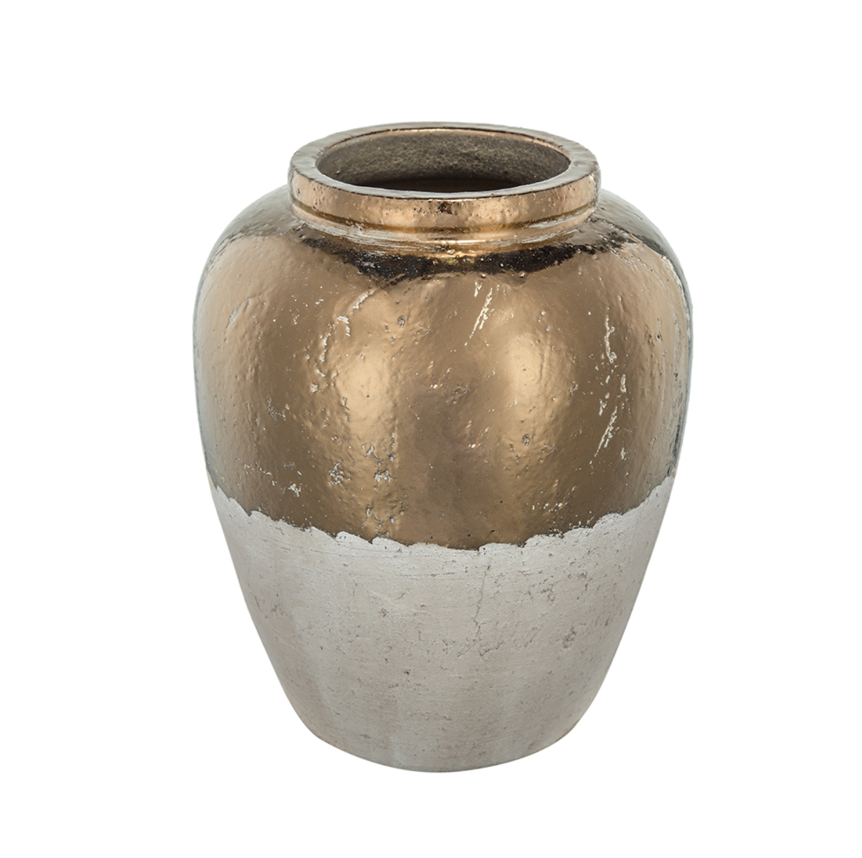 Candia Terracotta Vase,Sienna Brown, Tall