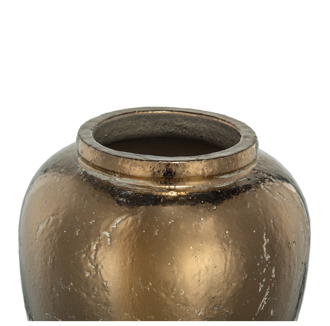 Candia Terracotta Vase,Sienna Brown, Tall