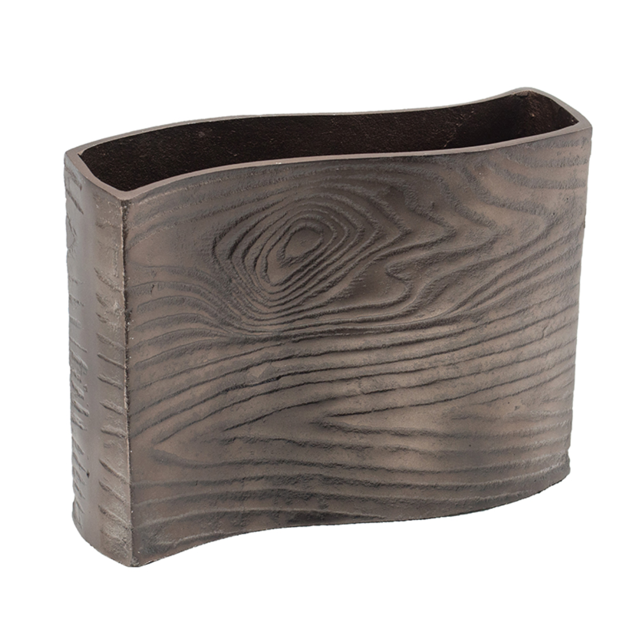 Alu Timber Wavy Rect Vase