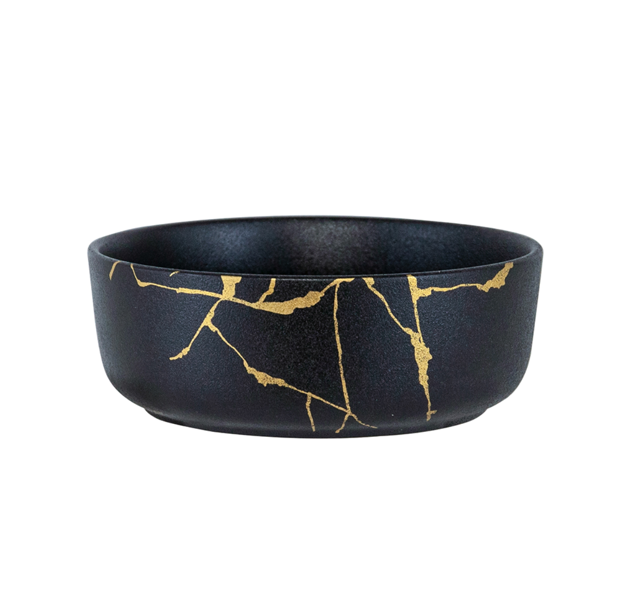 Black and Gold Serving Bowl