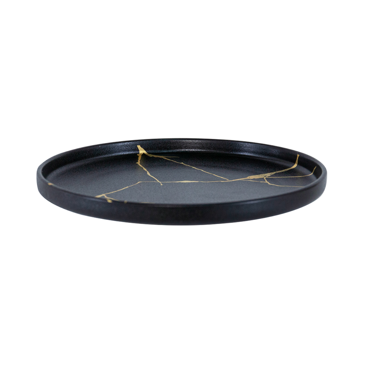 Black and Gold Serving Plate, Small