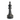 King Magnesia Finial, Black