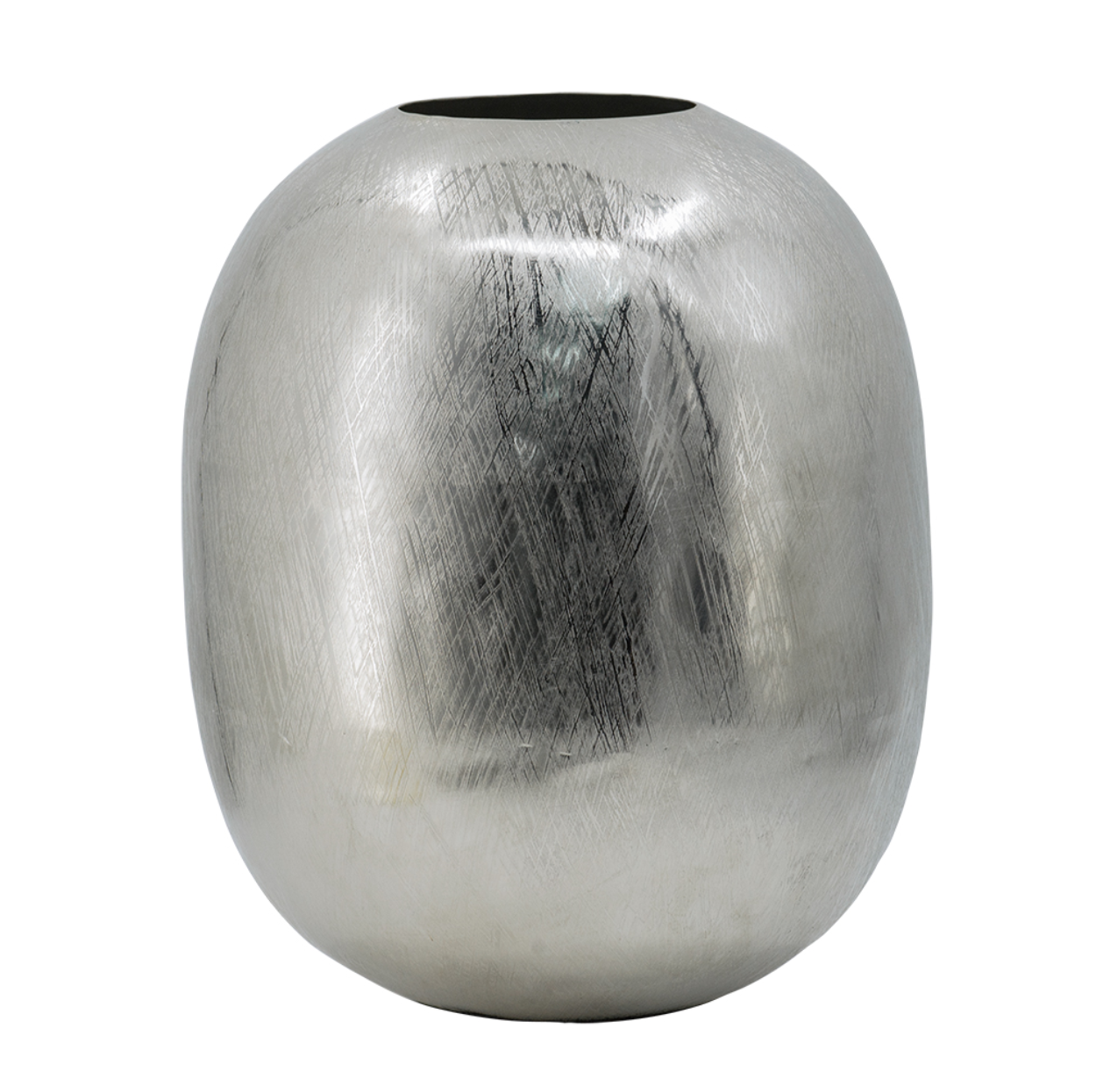 Aluminum Vase, Silver