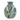 Blue and Brown Reactive Glazed Accent Vase, Short