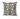 Square Woven Cotton Pillow w/ Geometric Pattern