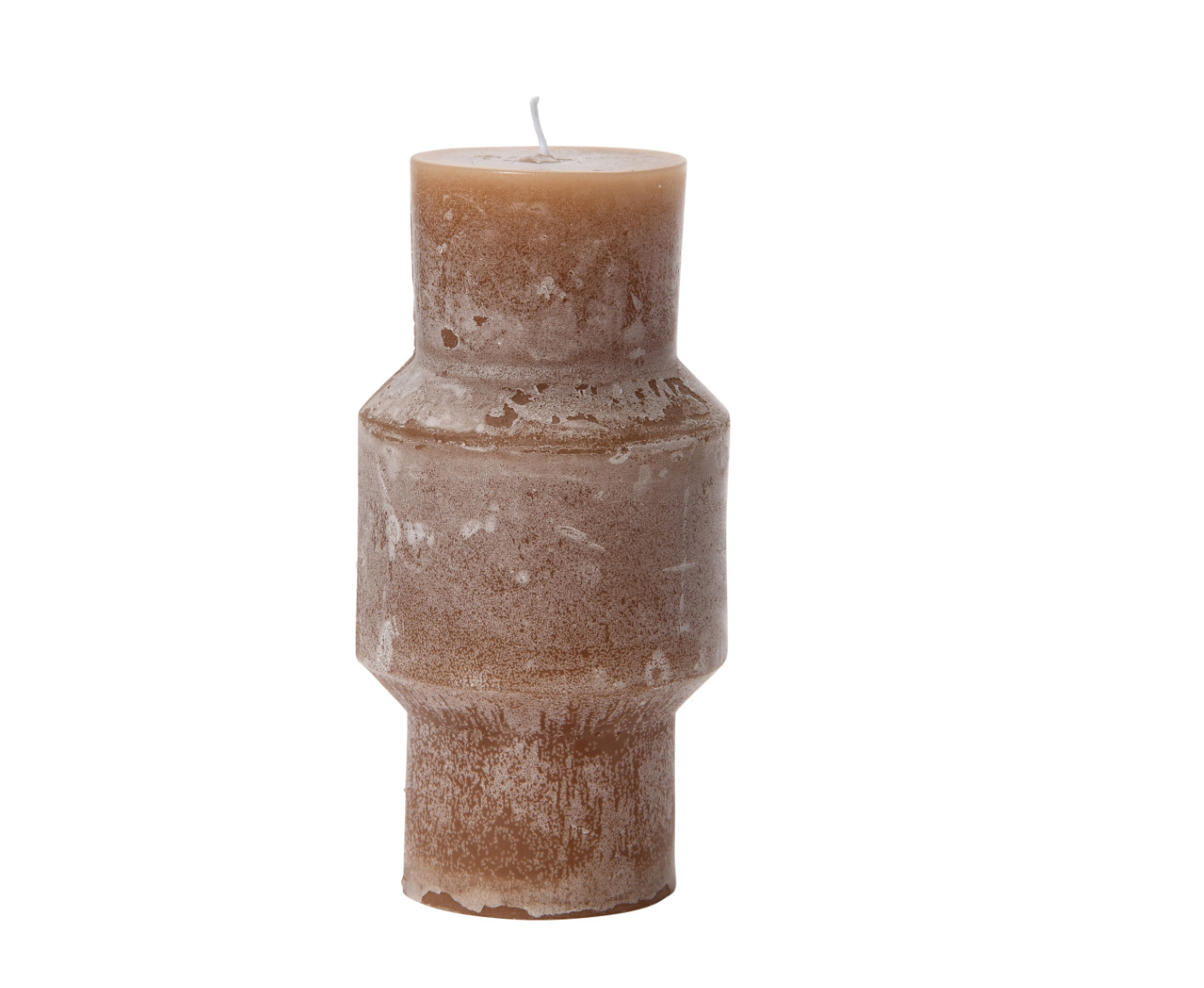 Unscented Totem Pillar Candle, Tall, Cappuccino