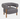 Roundback Accent Chair with Wood Legs - Gray