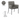 Reeves Chenille Fabric Dining Chair