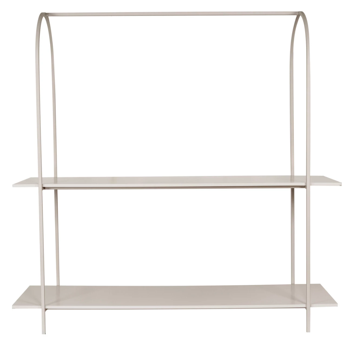 Metal Display w/ 2 Shelves & Rod, KD