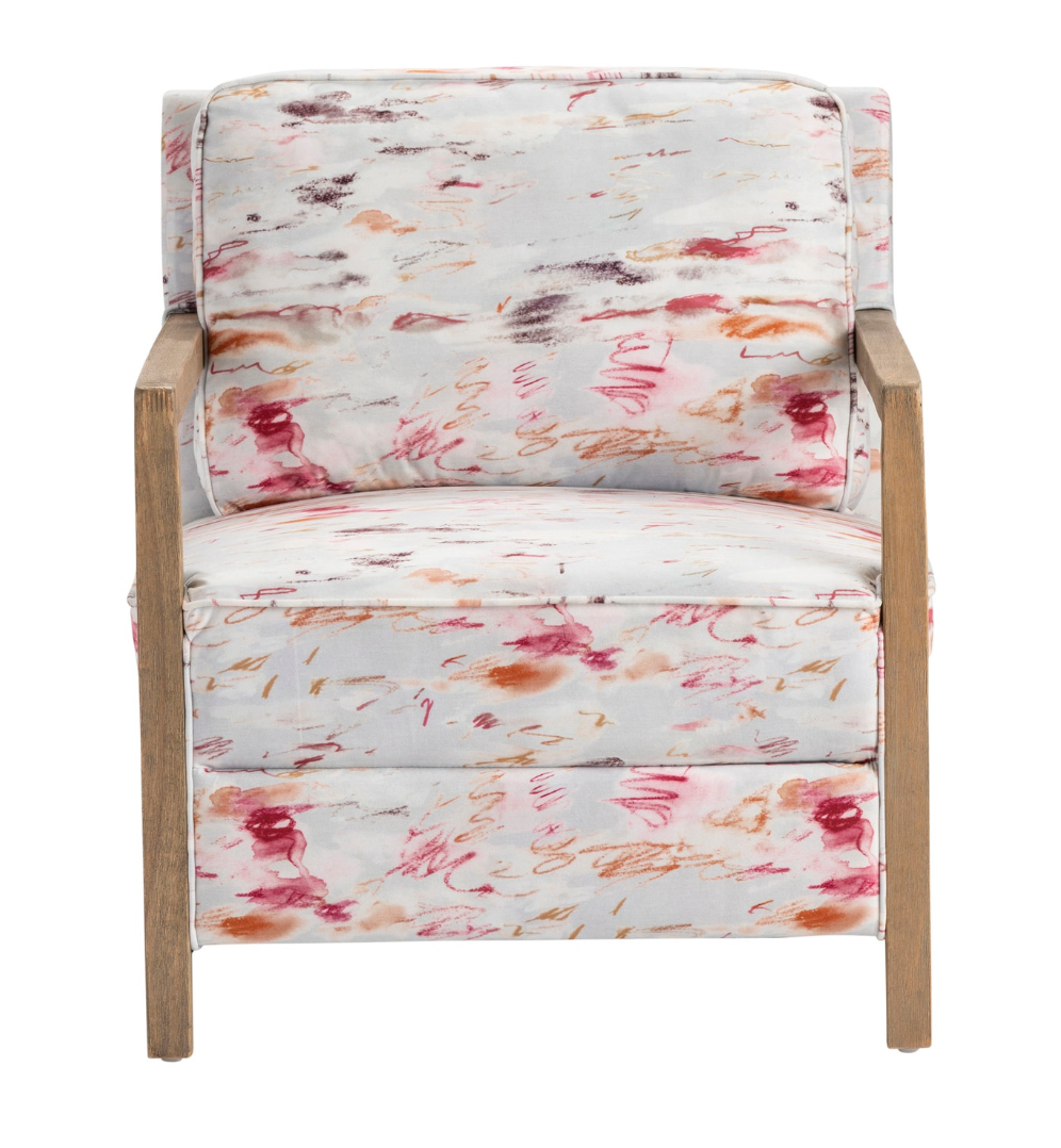 Laurel Accent Chair, Pink