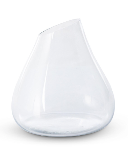 Oversize Teardrop Glass Vase