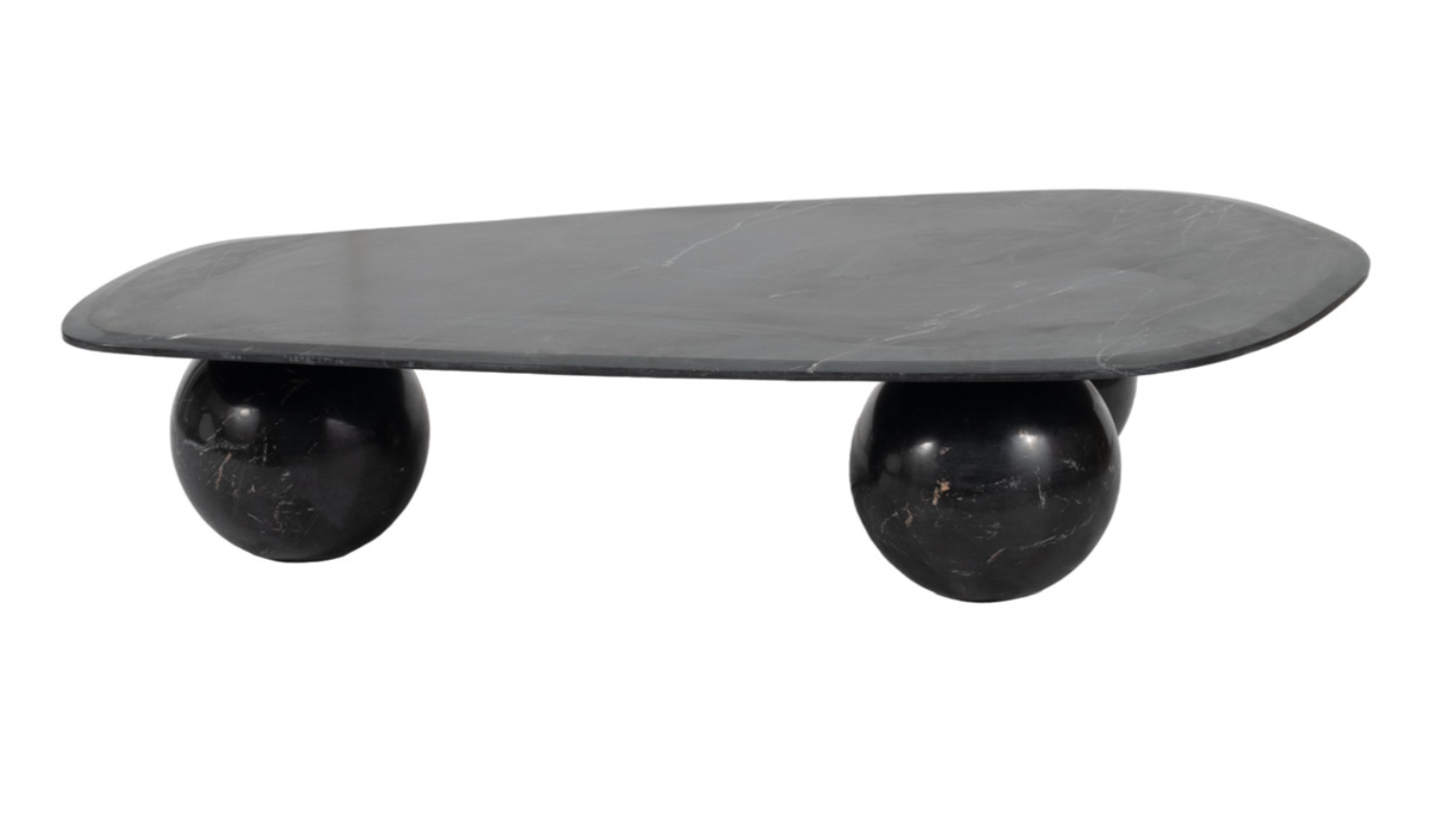 60 Elliot Black Marble Coffee Table