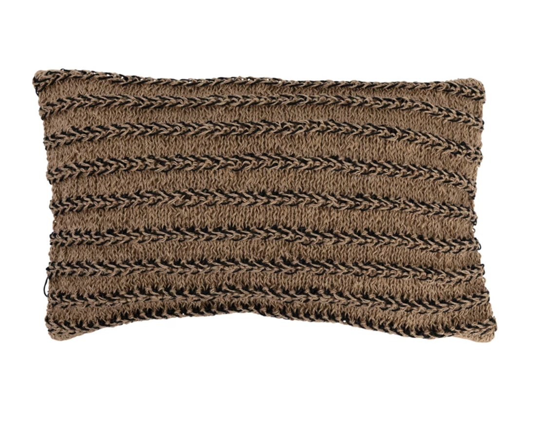 Macrame Lumbar Pillow