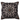 Cotton Slub Pillow w/ Suzani Embroidery & Chambray Back, Polyester Fill