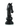 KNIGHT CHESS PIECE- BLACK | Matte Black Finish on Resin