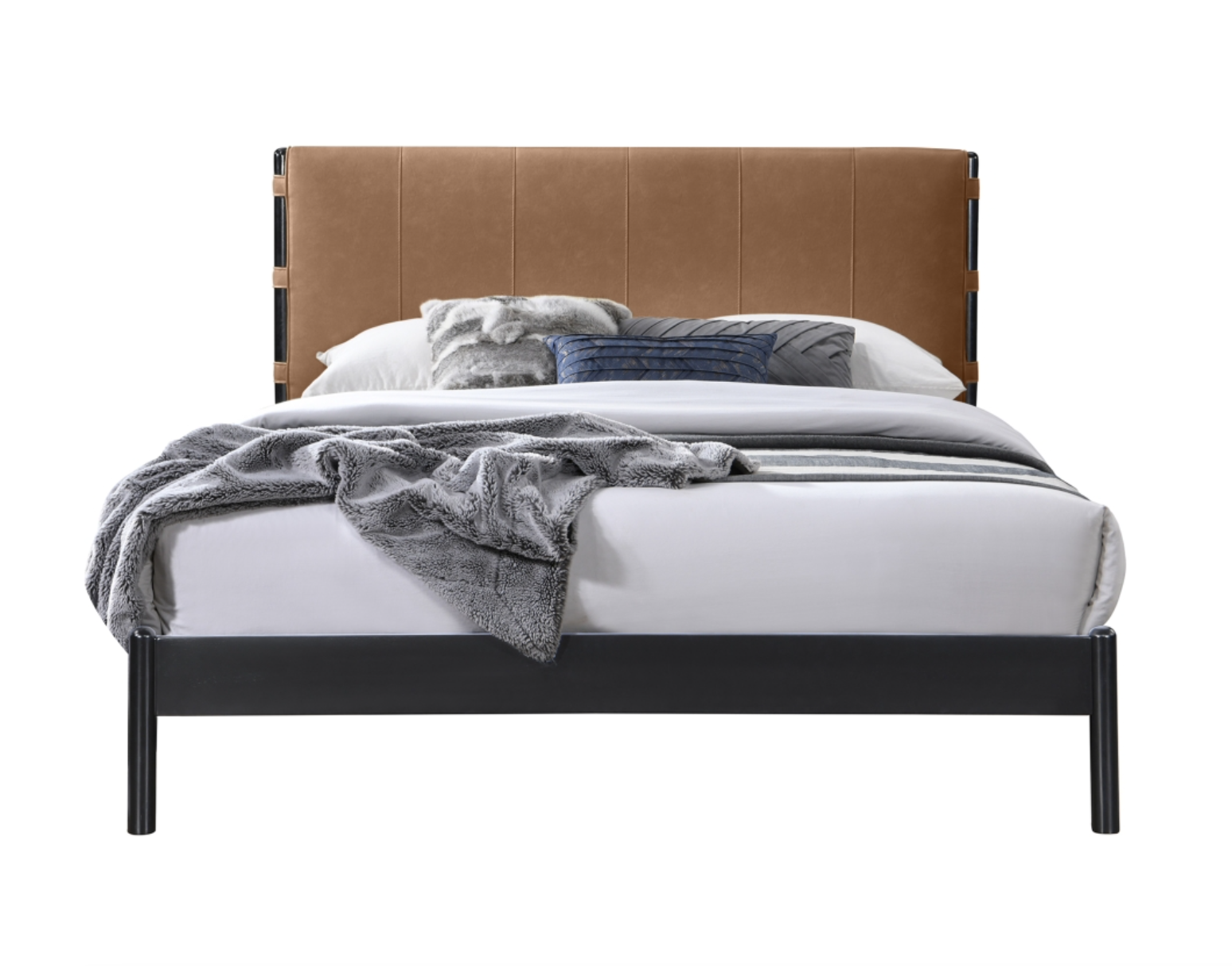 Abigail Vegan Leather Upholstered Bed