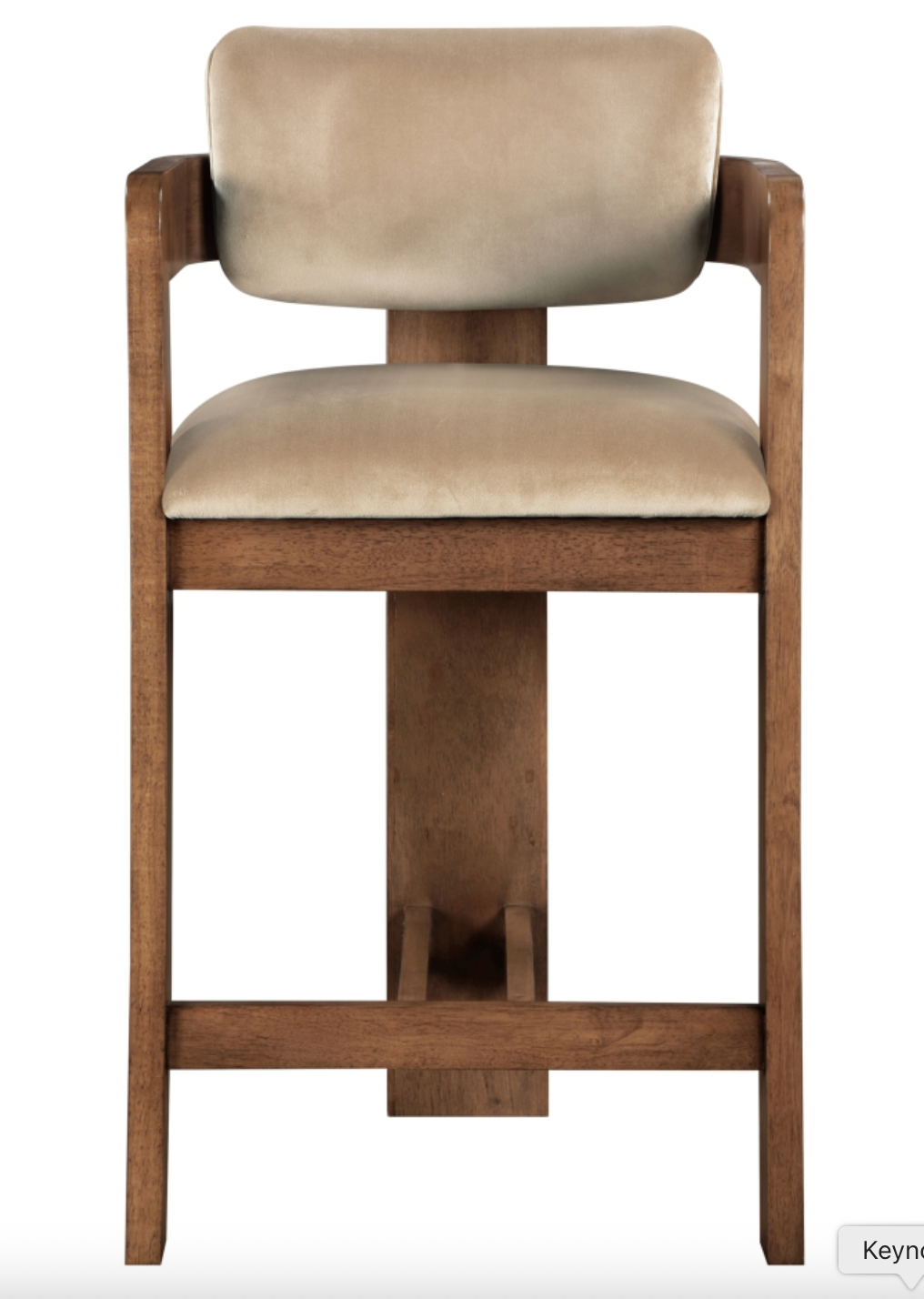 Sacha Velvet Upholstered Counter Stool