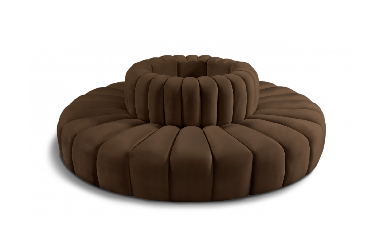 Arc 90" Velvet Upholstered 8pc. Modular Sectional