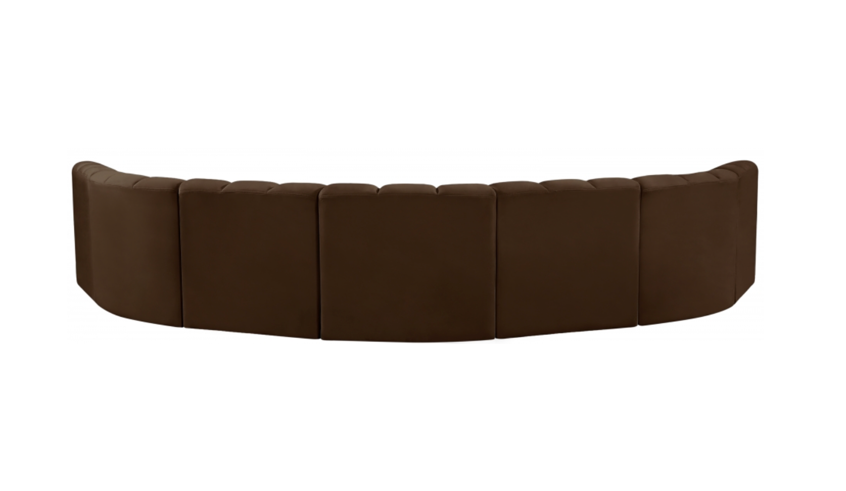 Arc 162" Velvet Upholstered 7pc. Modular Sectional