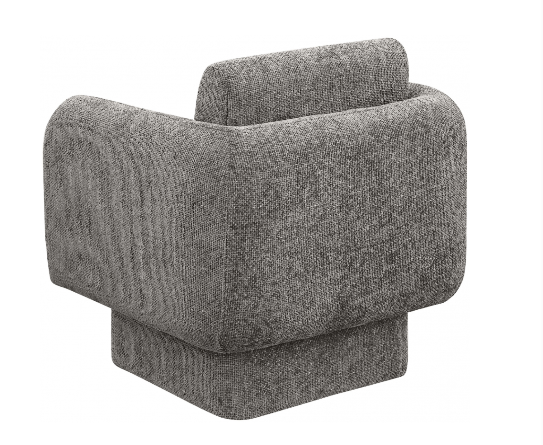 Alessandra Chenille Fabric Upholstered Swivel Accent Chair