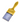 Brushes Gold Wall Art -Set 3