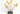 8" Aubrey Vase with Billy Button Arrangement