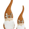 rafted from high-quality faux leather, this adorable gnome showcases a warm tan color that adds charm to any space. Perfect for seasonal displays or as a year-round accent, it fits seamlessly in your living room, office, or entryway. With its charming design and sturdy construction, this small gnome brings a delightful flair to your home. Celebrate the magic of the season with this enchanting decor piece!