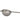 A stainless steel peg measure, consisting of a bowl-shaped end and a long handle.