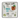 Decorative plate with Moscow Mule recipe illustration on a white background
