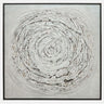 The 52" x 52" Swirl Painting in Gray with Black Frame is a captivating piece of modern art that blends fluid motion with monochromatic elegance. Featuring a dynamic swirl design in varying shades of gray, this hand-painted artwork is framed in sleek black, adding a touch of sophistication. Its substantial size makes it a perfect centerpiece for living rooms, dining areas, or offices, enhancing your decor with contemporary style and visual intrigue.