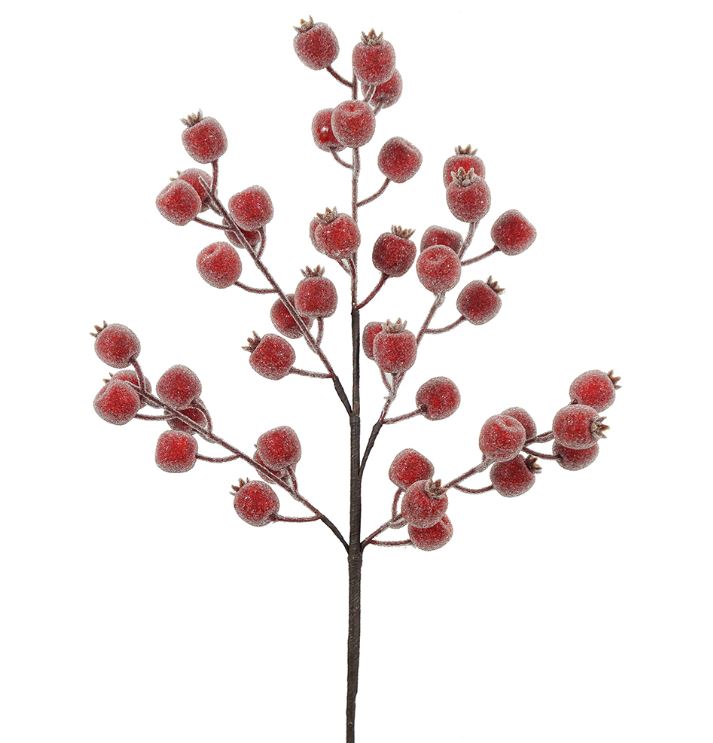 Enhance your decor with our Waterproof Red Berry Spray, a vibrant and versatile botanical accent perfect for any season. Featuring lifelike red berries nestled among lush greenery, this spray adds a pop of color and a touch of nature to your arrangements.