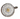Decorative Wool Felt Tape Measure with a floral design and gold center on a white background