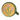 Wool Felt Tape Measure Embroidered patch with floral design on a yellow background