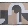 This throw blanket features a reclaimed cotton blend that creates a soft and cozy feel. The geometric design adds some contrast and interest to the simple design. The design is abstract and colorful, giving the throw a contemporary and cheerful look. The fringe adds some texture and flair to the edges of the throw. The vibrant and versatile multicolor design matches any color scheme or theme.