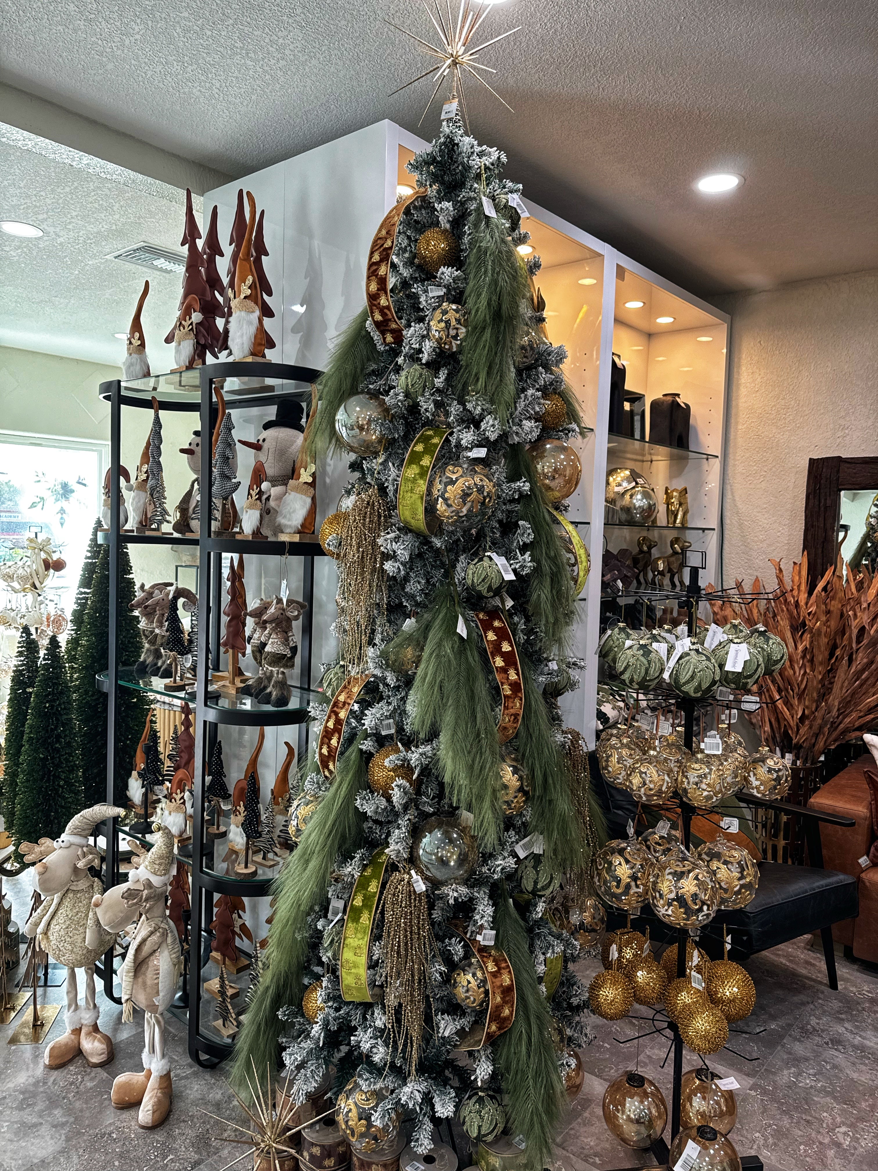 Complete your holiday decor with our stunning Gold Christmas Tree Topper. This elegant piece features a beautiful design that adds a touch of luxury and sparkle to your tree. The shimmering gold finish catches the light beautifully, making it a striking focal point that complements a variety of decor styles. 