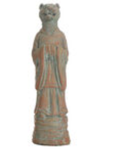 Terracotta finish figurines, each representing a different zodiac sign.