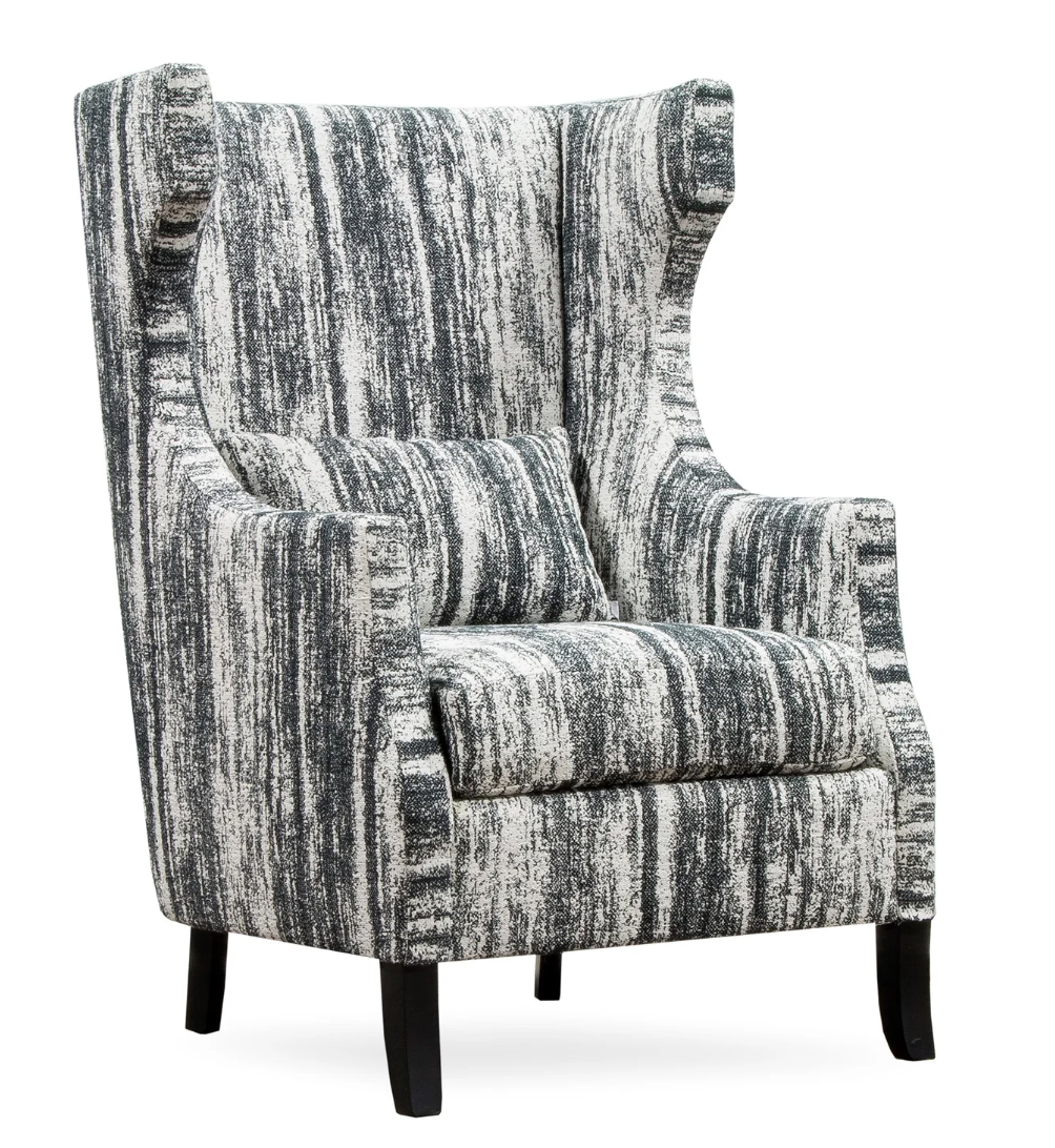 HUNTINGTON CHAIR | Zara Caviar Fabric on Hardwood Frame