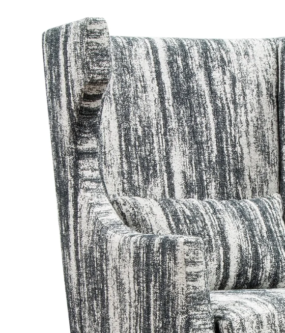 HUNTINGTON CHAIR | Zara Caviar Fabric on Hardwood Frame